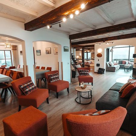 Le Grand Cerf 25 Pers, Malmedy- Chalet Rustique, Jardin Bagian luar foto