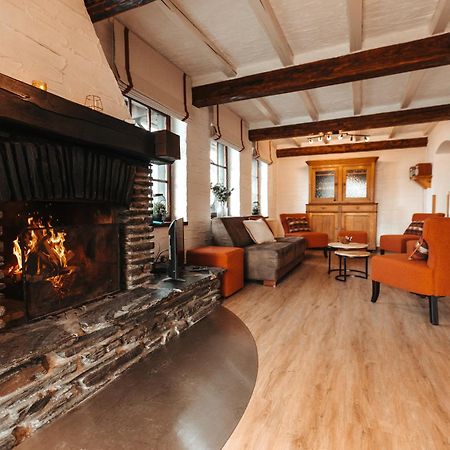 Le Grand Cerf 25 Pers, Malmedy- Chalet Rustique, Jardin Bagian luar foto